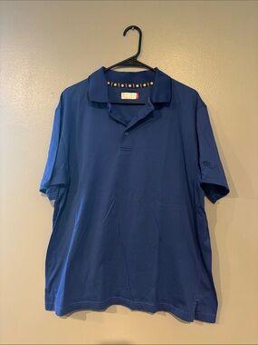 Hogan Men's Navy Blue Polo Shirt